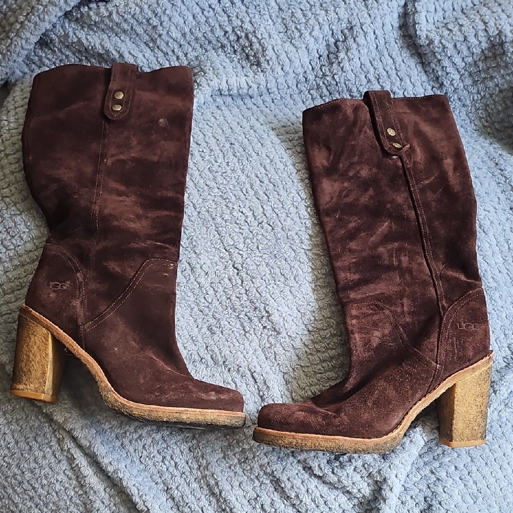 UGG Suede Boots, Heeled Convertible Boot